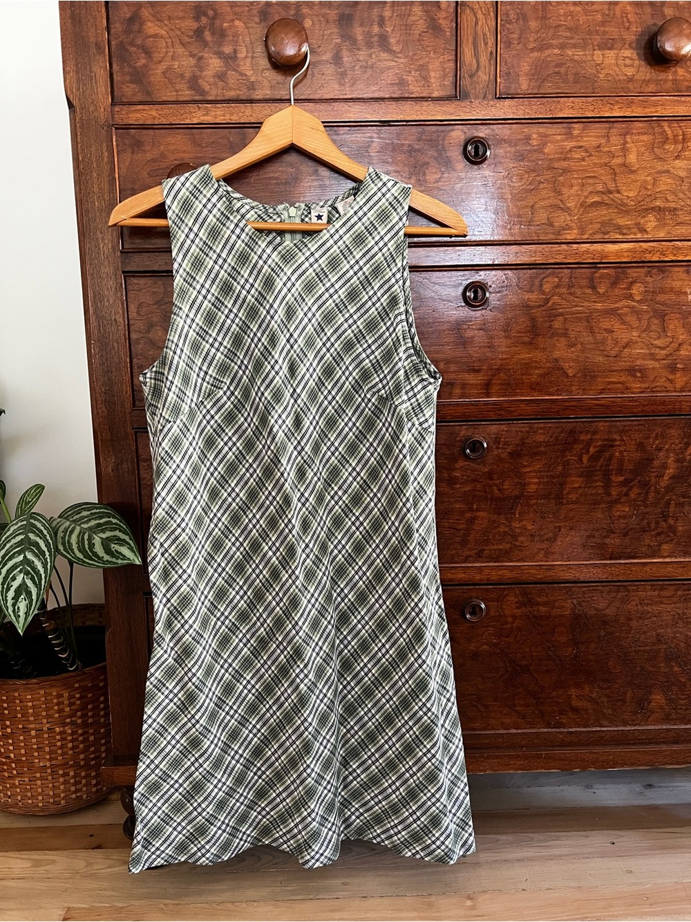 Vintage American Eagle Outfitters Sleeveless Plaid Dress